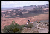 Chris Stohl
falling from Mitchell's Mesa, Monument Valley